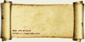 Nadja Tošović vizit kartica